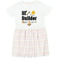 thumbnail image 3 of Inktastic Lil Builder Future Construction Worker Girls Toddler Dress, 3 of 5