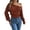 Brick Red, variant on Womens Off the Shoulder Sweaters Fall Oversized Knit Long Sleeve Crochet Pullover Sweater Tops Fall Trendy Outfits(Sky Blue,M)