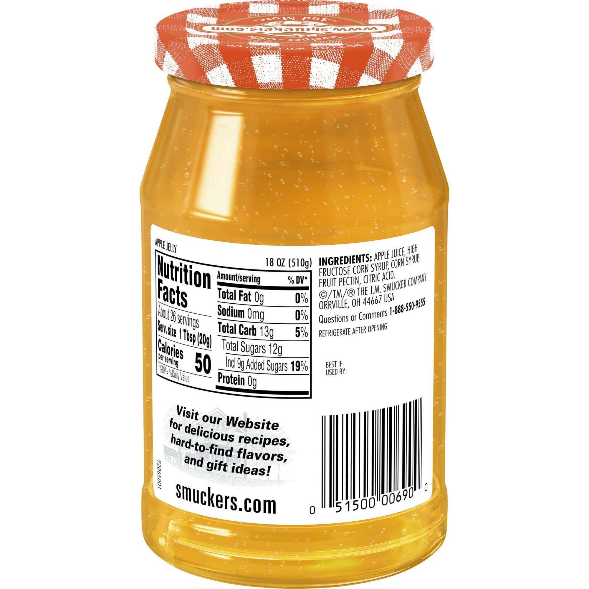 Smucker's Apple Jelly, 18 oz