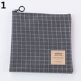 thumbnail image 2 of Unisex Pencil Bag Travel Cosmetic Makeup Bag Toiletry Case Wash Storage Organizer Red Canvas, 2 of 6