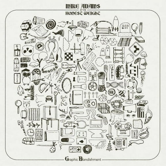 Mike Adams at His Honest Weight - Graphic Blandishment - Rock - Vinyl