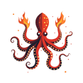 thumbnail image 5 of cartoon Octopus Theme Stickers, Waterproof Octopus Theme Sticker for Water Bottle Laptop Phone Cases Planner Skateboard Luggage Helmet Party Favor Decor, Ideal for Adults Teens Teacher Rewards, 5 of 9