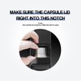 thumbnail image 4 of HELIAHO Stainless Steel Coffee Capsule Reusable Pods, Make Coffee Blends for Coffee Machine Accessory Blue CJ911-74322, 4 of 8