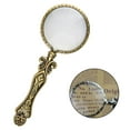 thumbnail image 6 of Portable Handheld Embossed Magnifying Lens Magnified Glasses Small for Reading Jewelry Nature Exploration Seniors and for Green, 6 of 8