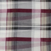 Classic Plaid Infinity Scarf (Gray)