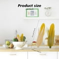 thumbnail image 3 of 2pcs Plastic Fake Realistic Yellow Corn Cob Artificial Simulation Vegetable Maize Decorations for Table Kitchen Photo Prop, Green, 3 of 3