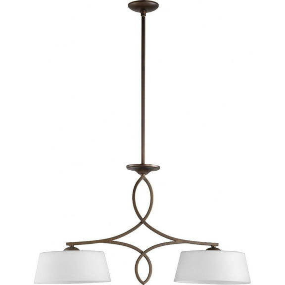 Quorum Lighting - Willingham - 2 Light Island in Transitional style - 12 inches
