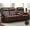 Brown, variant on LOBERFVE Loveseat, 3 Seater Manual Recliner with Cup Holders, USB and Type-C Port, Faux Leather Recliner Chair with Massage Function for Living Room Furniture, Brown