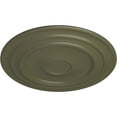 thumbnail image 3 of 32 5/8"OD x 1 1/2"P Giana Ceiling Medallion (Fits Canopies up to 7 7/8"), Hand-Painted Painted Turtle, 3 of 6