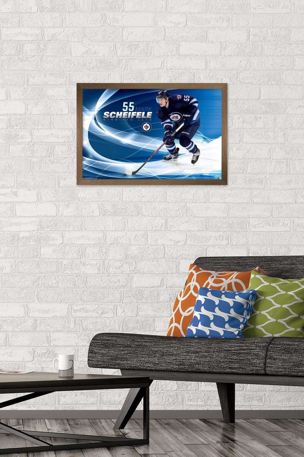 NHL Winnipeg Jets - Mark Scheifele 14 Wall Poster, 14.725" x 22.375", Framed