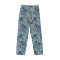 thumbnail image 5 of Xecao Underwater Animals and Flowers Men's Straight Lounge Pajama Pants: The Ultimate in Comfortable Sleepwear, 5 of 9