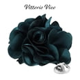 thumbnail image 2 of Vittorio Vico Formal Solid Flower Teal Lapel Pin, Stainless Steel, 1 Count, 2 of 7