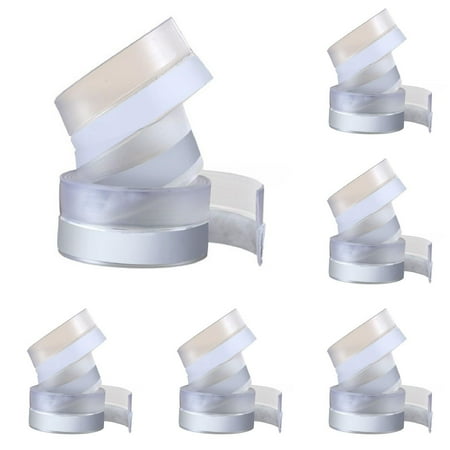 

10M Transparent Windproof Silicone Sealing Strip Bar Door Sealing Strip Chimney Cap Cover outside Concrete Blankets 12x25 Rubber Weather Stripping for Doors Weather Stripping Door Bottom Seal