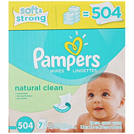 UPC 802636180428 product image for Natural Clean Baby Wipes, Unscented, White, Cotton, 504/carton | upcitemdb.com