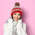 thumbnail image 2 of Sombrero de Navidad Sombrero de ganchillo de punto de invierno unisex Sombrero de Papá Noel para mujeres y hombres JAMW  Sencillez, 2 of 4