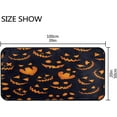 thumbnail image 3 of Coolnut Cute Halloween Pumpkin Kitchen Rugs 39×20 in,Non Slip Washable Cushioned Carpets Polyester AntiFatigue Comfort Porch Floor Mat Halloween Decoration, 3 of 7