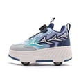 thumbnail image 4 of Kids Roller Shoes Sneakers with Wheels - Premium Sport Roller Skate Sneaker for Boys Girls Christmas Birthday Children Show Gift, 4 of 18
