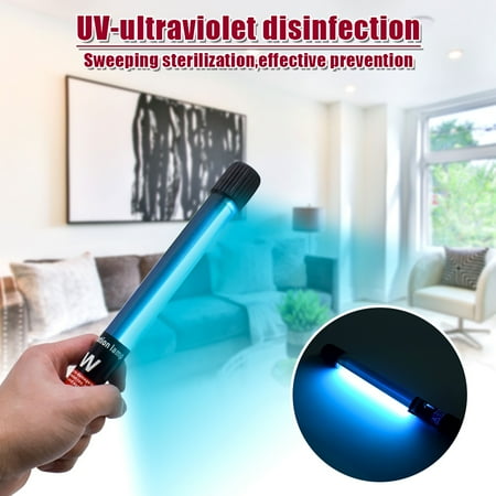 

Farfi 110V Portable 11W Handheld Ultraviolet UV Disinfection Lamp Power Cord Length 1.1M US Regulations Black