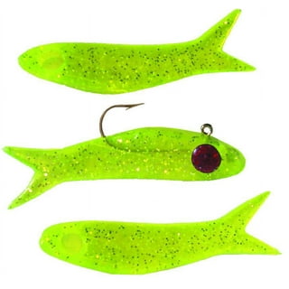 DOA SM-310 Swimming Mullet Lure, Pearl/Red Head