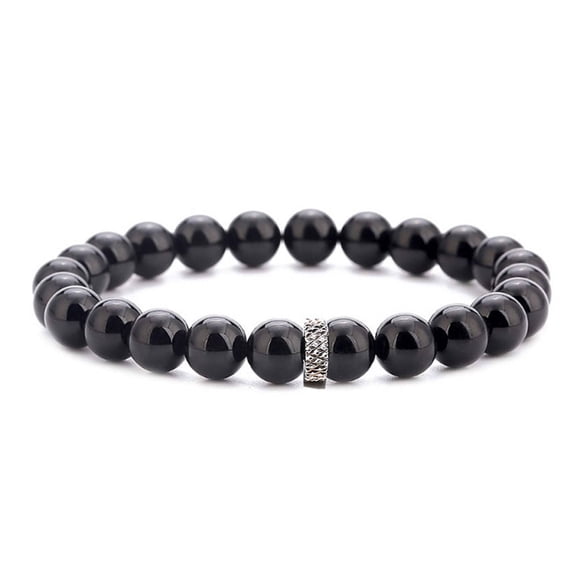 DESIGNICE 2026 New Bracelet Fashionable Magnetic Cross Charm Bracelet Health Boosting Eye Bracelets for Daily Wear Wellness Gifts Black