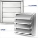 thumbnail image 4 of Cubierta de Ventilación Metálica para Secadora con Metálica, Rejilla de Ventilación Exterior de Acero Inoxidable con Rejilla de Fácil Instalación, 125 mm, 4 of 5