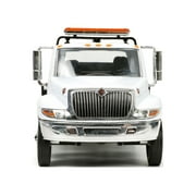 International Durastar 4400 Flatbed Tow Truck Die-cast Car, Toys for Kids and Adults