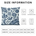 thumbnail image 5 of COMIO  Chinoiserie Throw Pillow Covers, Vintage Blue and White Flower Pillow Cases, Aesthetic Floral Bird Soft Cushion Cover for Sofa Couch Farmhouse, 5 of 5