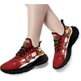 thumbnail image 7 of Coolcustomize Christmas Santa Claus Themed Sneakers for Men & Women - Comfortable Tennis Walking Shoes, Cushion Gym Sports Training Shoes, 7 of 7