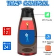 thumbnail image 3 of Flantor 2L Thermal Coffee Carafe Insulated Stainless Steel Double Wall Vacuum Thermos Thermal Flask Coffee Dispenser Keeping Coffee Water and Tea Hot 12 Hours Cold 24 Hours Red, 3 of 7