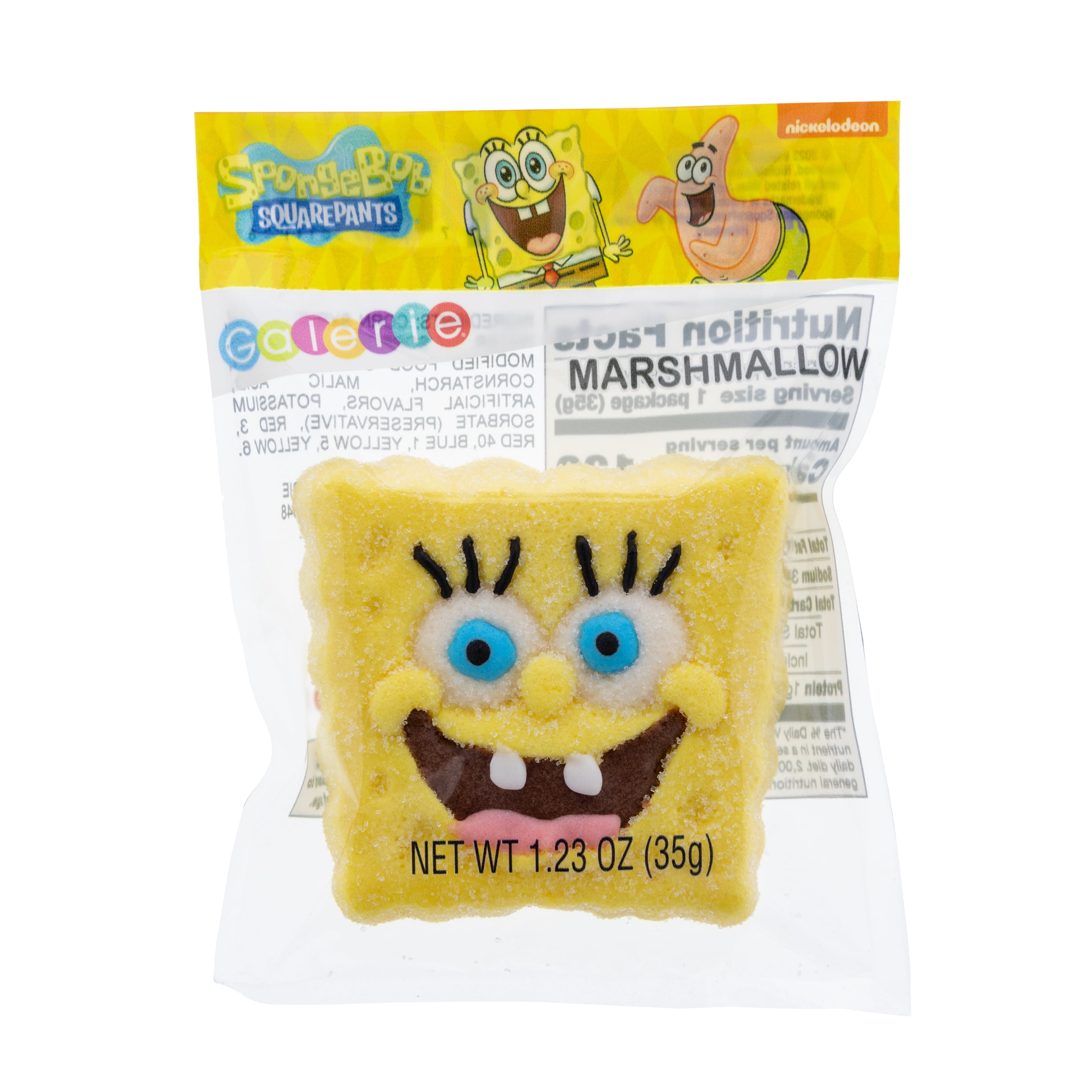 Galerie Nickelodeon Spongebob Squarepants Character Shaped Marshmallow