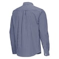 thumbnail image 3 of Men's Antigua Navy Tampa Bay Lightning Ellis Tri-Blend Long Sleeve Button-Down Shirt, 3 of 3