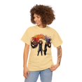 thumbnail image 3 of Unisex Heavy Cotton T-Shirt Rainbow Draw Beautiful Woman 005, 3 of 4