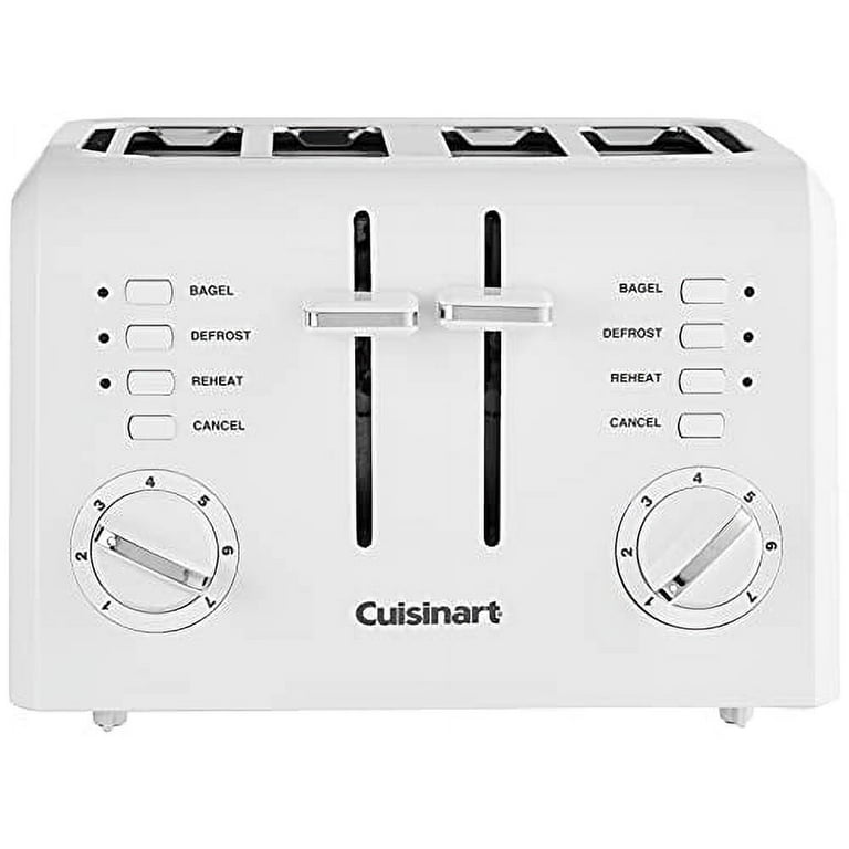 Cuisinart CPT-142BK 4-Slice Compact Plastic Toaster, Black