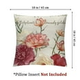thumbnail image 4 of nygtbtfer Pink Floral Throw Pillow Set of 2 Pink Pillows Case Gift for Mother Grandma Gift Home Decor White, 4 of 7
