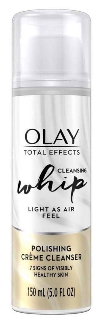 olay total effects whip facial cleanser