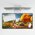 thumbnail image 4 of Goodbye Summer German Shepherd Hello Fall Time for School Desk Mat Full Keyboard Mouse Pad Alsatian Dog Lover Gifts Large Mousepad - 02014, 4 of 5