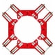 thumbnail image 1 of Desiderio Readcly-Abrazadera de ángulo recto de 90 grados, 4 abrazaderas de ángulo de carpintería de mandíbula ajustable, abrazadera de ángulo rojo para soldar múltiples marcos de cuña para, 1 of 5