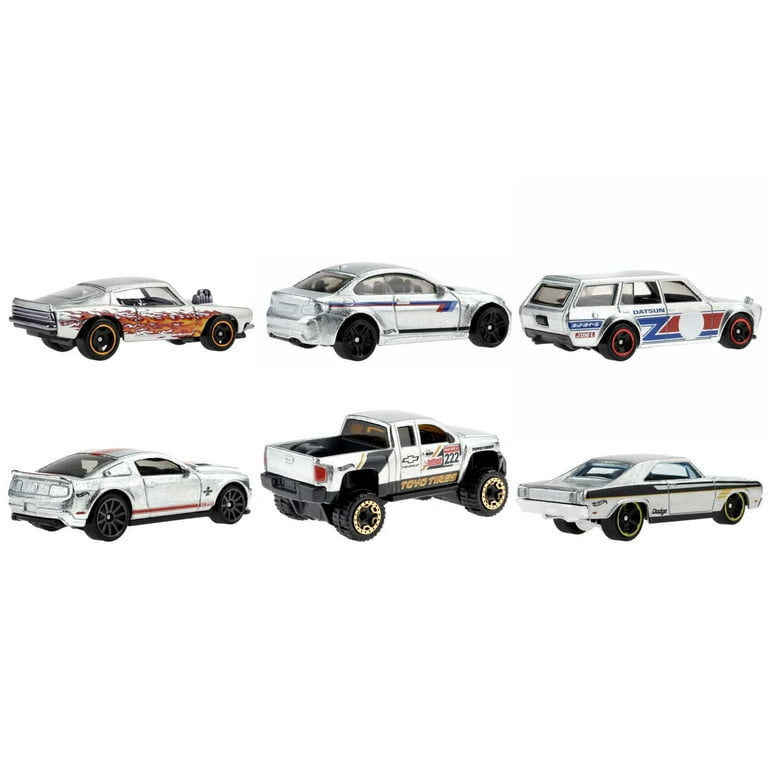 Hot Wheels Zamac 6-Pack of 1:64 Scale Collectible Toy Cars