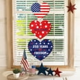 thumbnail image 7 of YIBAGA USA Anniversary 250th Door Wreath Hanging Door Sign, 250 Years of Freedom American Flag Hearts 1776 2026 Patriotic Home Decor, 7 of 7