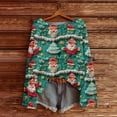 thumbnail image 1 of Chandails d'Hiver Grande Taille pour Femmes Mode Décontractée Imprimé de Noël Chandail à Manches Longues Vert m, 1 of 3