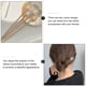 thumbnail image 3 of BRIGHTFUFU 2 piezas de palillos para el cabello, horquillas para moños, pinzas para el cabello para mujeres, palillos para el cabello, 3 of 7
