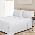 thumbnail image 2 of Rayon from Bamboo 300 Thread Count Solid Sheet Set  King-White, 2 of 4