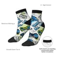 thumbnail image 4 of Uemuo Game All Day Printed Crew Socks, Moisture-Wicking Socks, Athletic Socks for Men Breathable Cushion Socks Casual Sport Socks for Running Traveling, 4 of 6