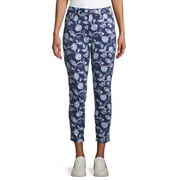 EV1 from Ellen DeGeneres Preston High Rise Skinny Ankle Utility Ikat Floral Jeans Women's