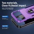 thumbnail image 3 of ELEHOLD Case for iPhone 17 Pro Max, Magnetic Car Mount Compatible Shockproof Military Grade Case with Kickstand and Screen Protector,K, 3 of 9