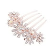 thumbnail image 5 of Eoperou Hair Comb High-end Easy to Use Sparkling Five Teeth Rhinestone Hair Barrette Hair Styling Accessories, 5 of 8