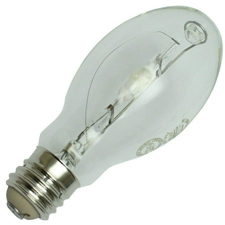 

Satco S4291 - 200 watt; Metal Halide HID; Mogul extended base; ED28; Clear; 65 CRI; 4000K