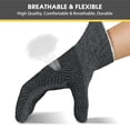 thumbnail image 2 of Guantes de protección Evridwear de algodón y poliéster, color gris, tamaño grande, 12 pares, 2 of 8