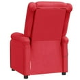 thumbnail image 6 of vidaXL Massage Chair Red Faux Leather, Metal, Plywood, Foam, 6 of 10