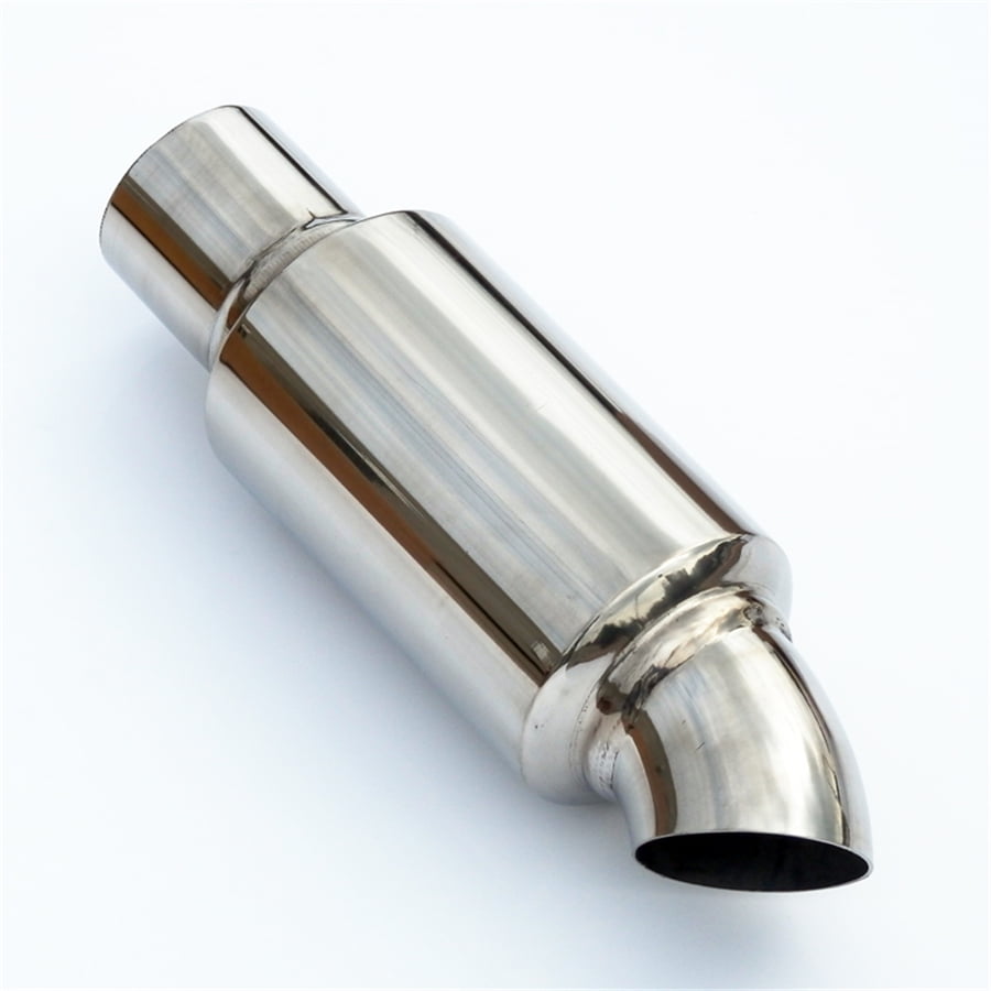 Car Exhaust Pipe Muffler Tip Resonator Anti Break Sound Stainless Steel